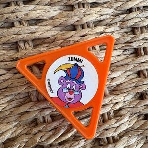 Disney Zummi‎ Gummi 1991 Vintage Kellogg’s Cereal Stamp Only Top Part No Ink